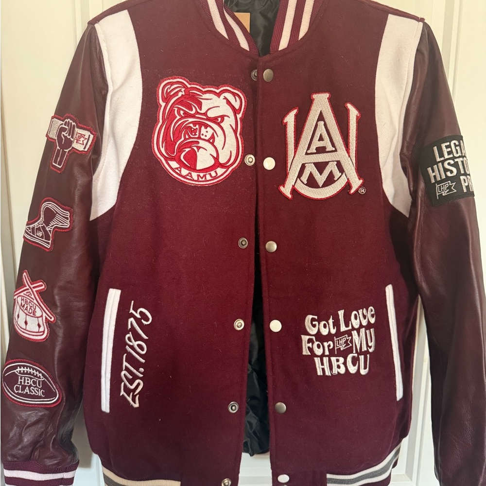 Alabama A&M University Maroon Varsity Jacket
